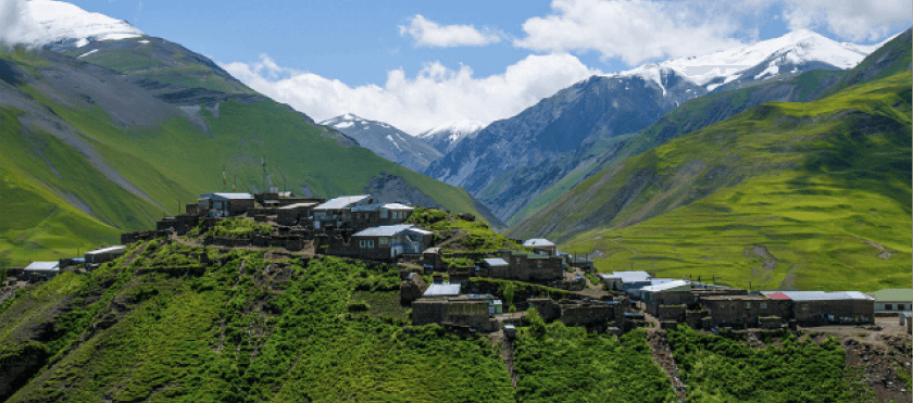 Guba Khinalig Tour from Baku — Khinalig village in the Greater Caucasus Mountains