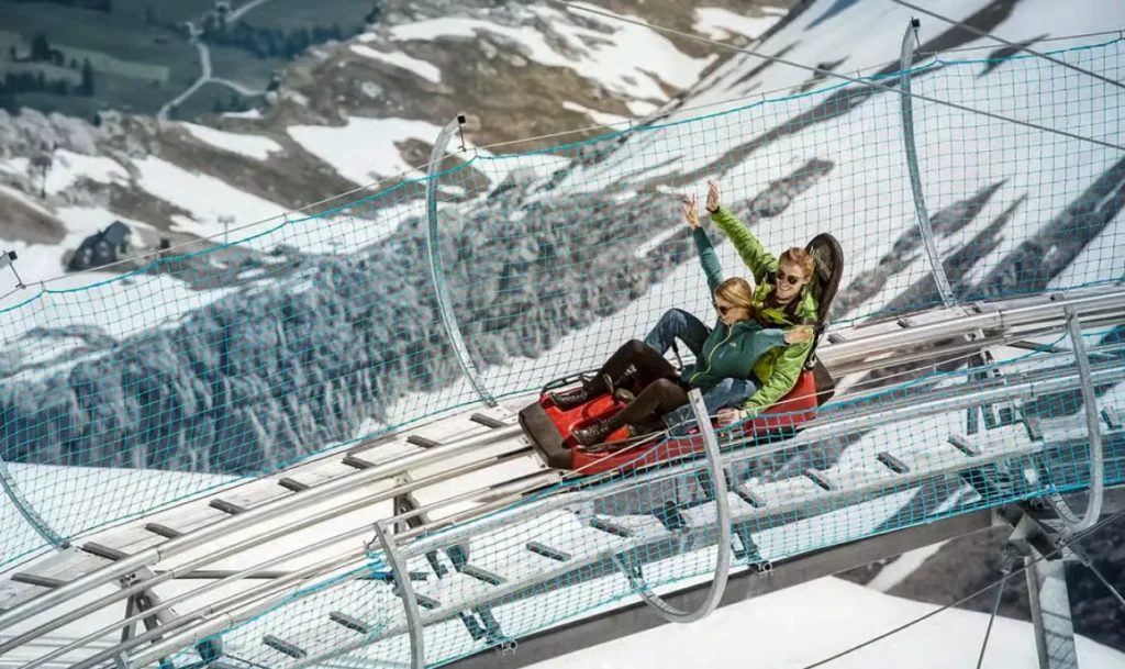 Mountain coaster at Shahdag Mountain Resort in Azerbaijan