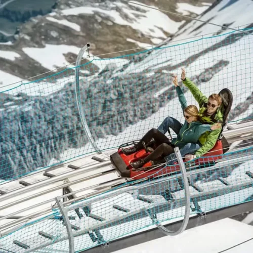 Mountain coaster at Shahdag Mountain Resort in Azerbaijan